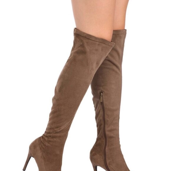 New With Tags Suede Over the Knee boots - Picture 3 of 7